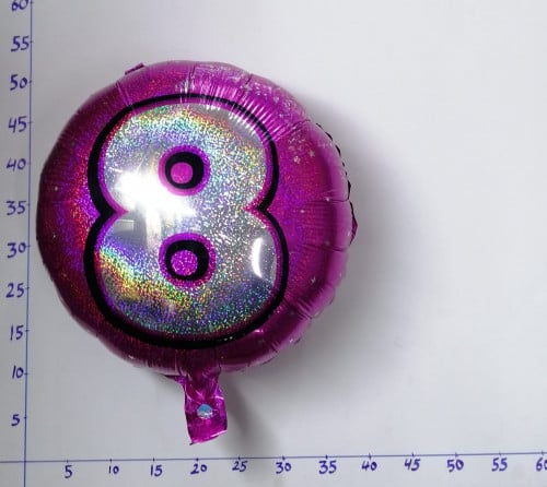 بالون هيليوم رقم 8 فوشي  7E/100