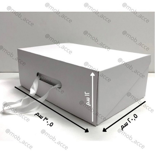 صندوق كرتوني أبيض