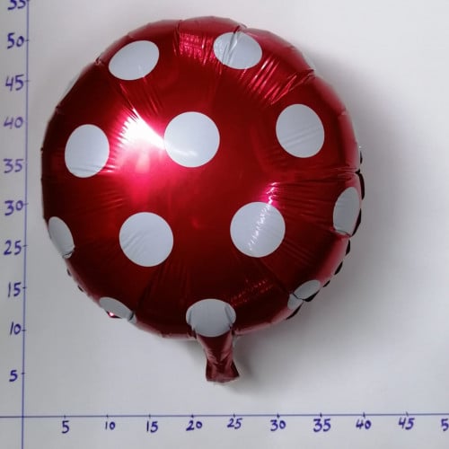 بالون هيليوم أحمر منقط 100/3E