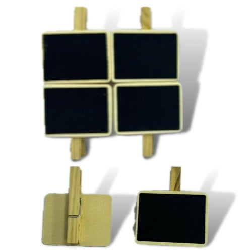 12 كيس مشبك سبورة خشبي 1A