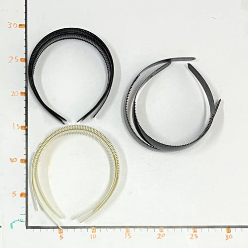 طوق أسود و أبيض عريض 24D