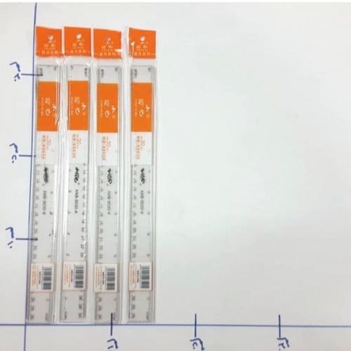 مسطرة 30 سم شفاف ( ب )