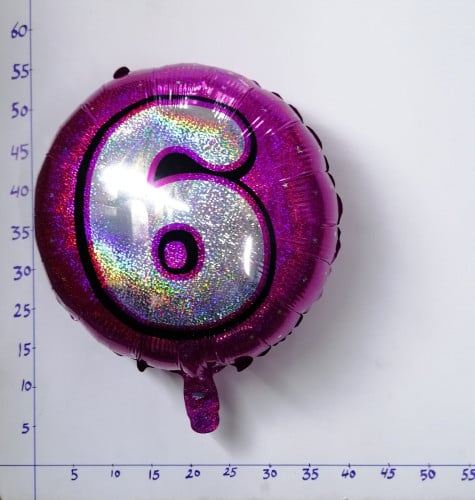 بالون هيليوم رقم 6 فوشي 7E/100