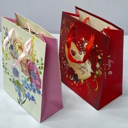 كيس هدايا ورقي مورد كلين