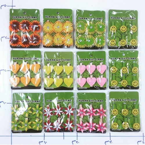 مشابك خشب أشكال