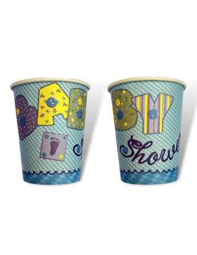 12 كيس كاسات حفلة أزرق