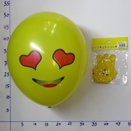 بالون قلوب أصفر10B/100