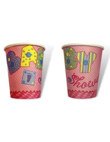 12 كيس كاسات حفلة وردي