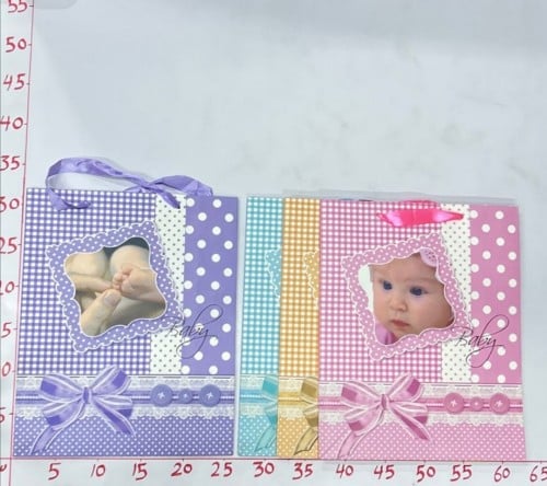 كيس هدايا بيبي ألوان صغير