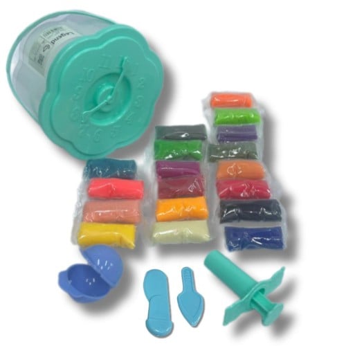 صلصال ساعة 18 قطعة