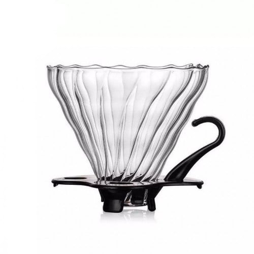 قمع تقطير v60 زجاجي 02