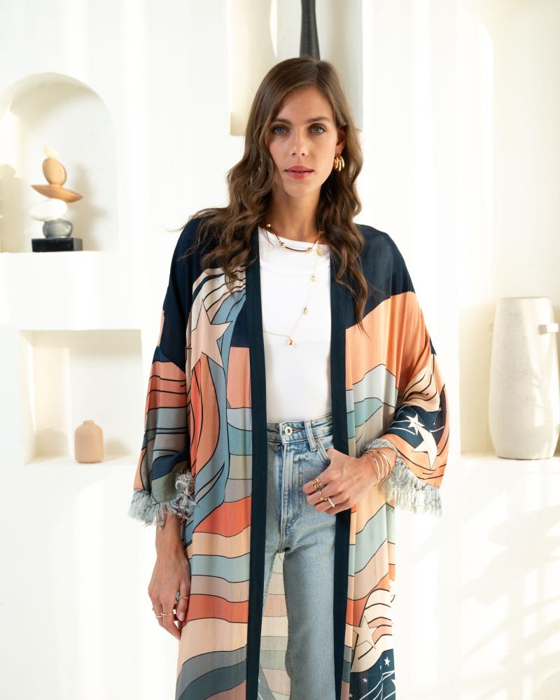 موديلات كيمونو صيفي