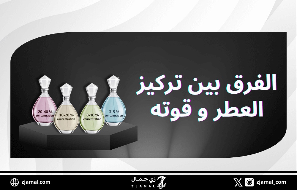 الفرق بين تركيز العطر و قوة العطر و تفاصيل آخرى
