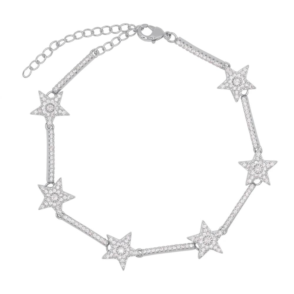 Sparkling Star Bracelet | 925 Sterling Silver