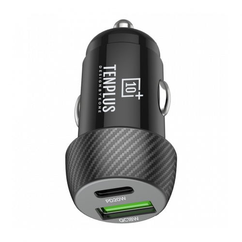 شاحن سيارة PD 20W ومنفذ USB - تن بلس TENPLUS‏