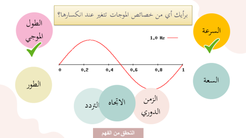 سلوك الموجات (حصتين)