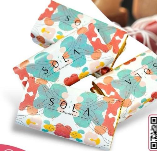 صولا حلا دبي الهبة بار الشكولاتة بالكنافة