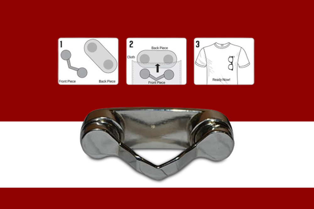 حامل النظارات المغناطيسي