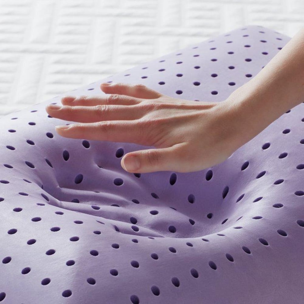 Lavender memory foam store pillow