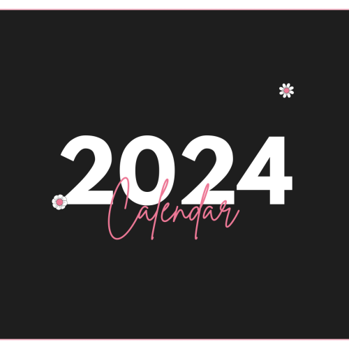 تقويم 2024 (BLACK )