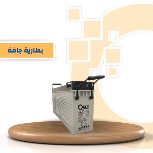 بطارية كيوصن نحيفة 100 امبير  FRONT TERMINAL BATTERY 12V 100A