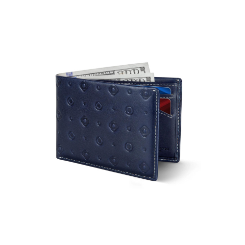 محفظة بطاقات سيرمان ELITE الجلدية للبطاقات والكاش من serman brand - لون كحلي