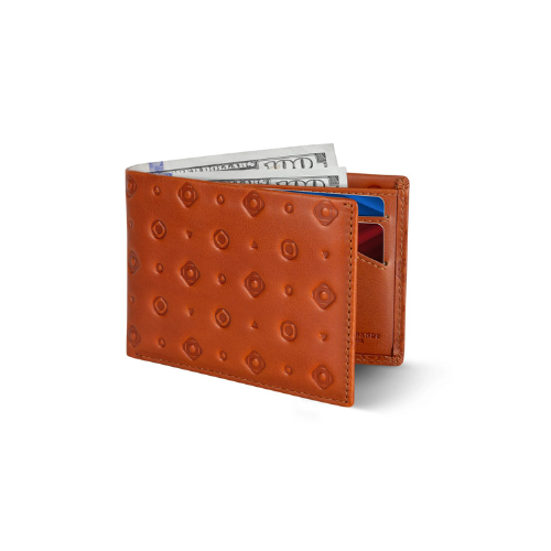 محفظة بطاقات سيرمان ELITE الجلدية للبطاقات والكاش من serman brand - لون جملي