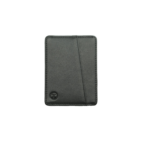 محفظة بطاقات تايني الجلدية الرفيعة من tyni - لون اسود