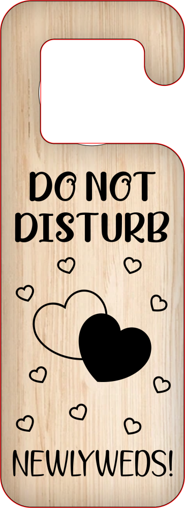 DO NOT DISTURB NEWLYWEDS!