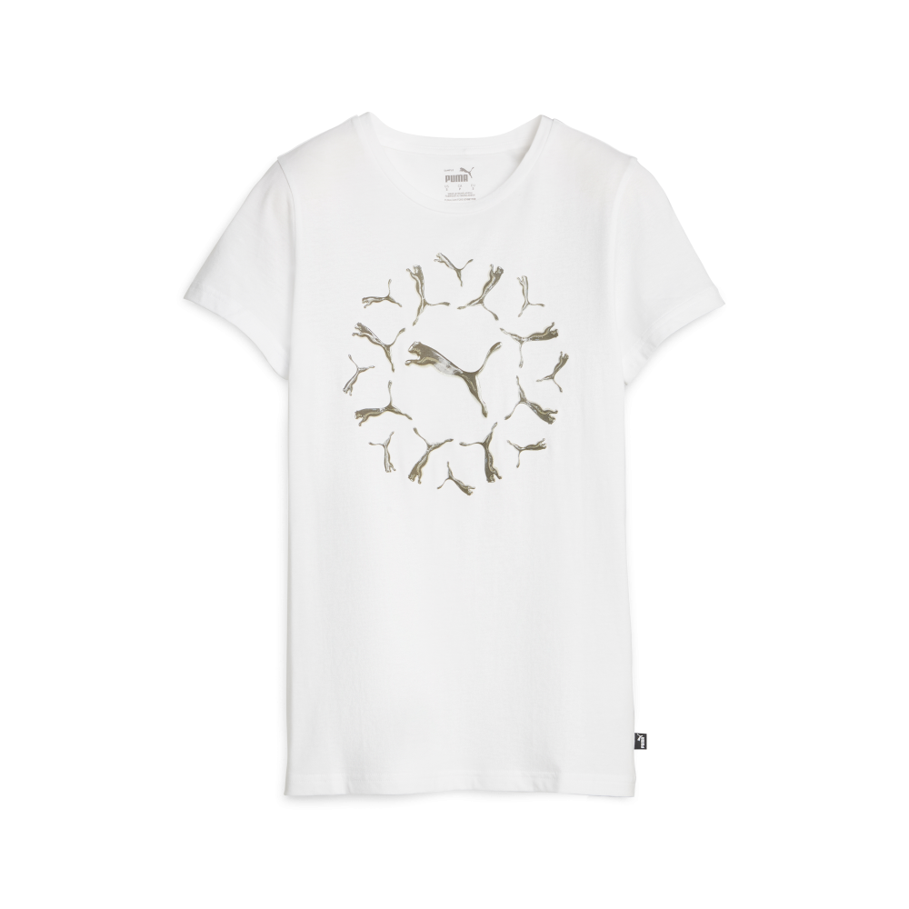 ESS+ Graphic Tee PUMA White