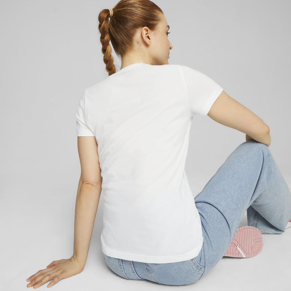 ESS+ Graphic Tee PUMA White