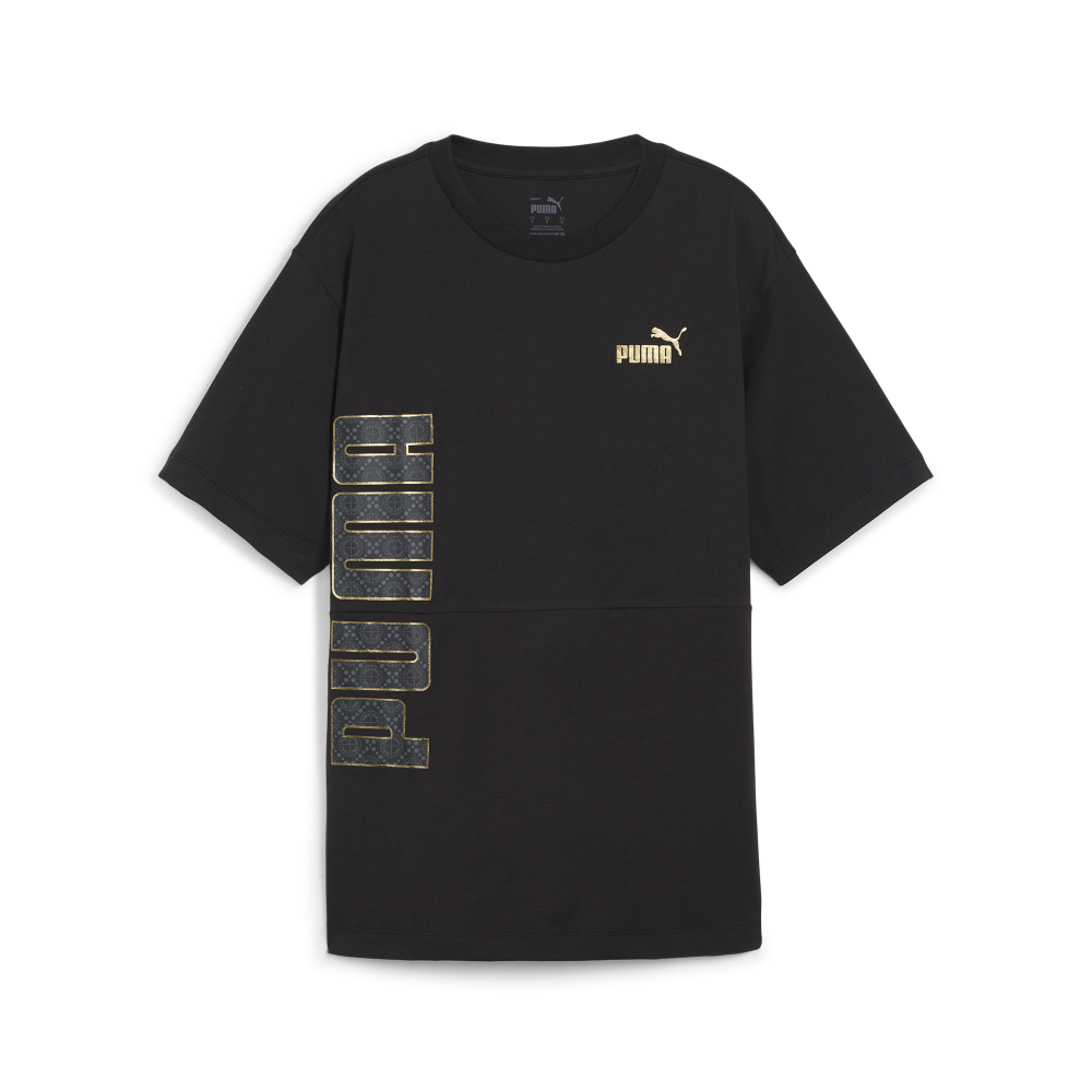 PUMA POWER LOGO LOVE Colorblock Tee PUMA