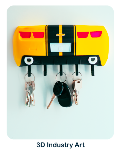 حامل المفاتيح بتصميم خلفية سيارة Chevrolet