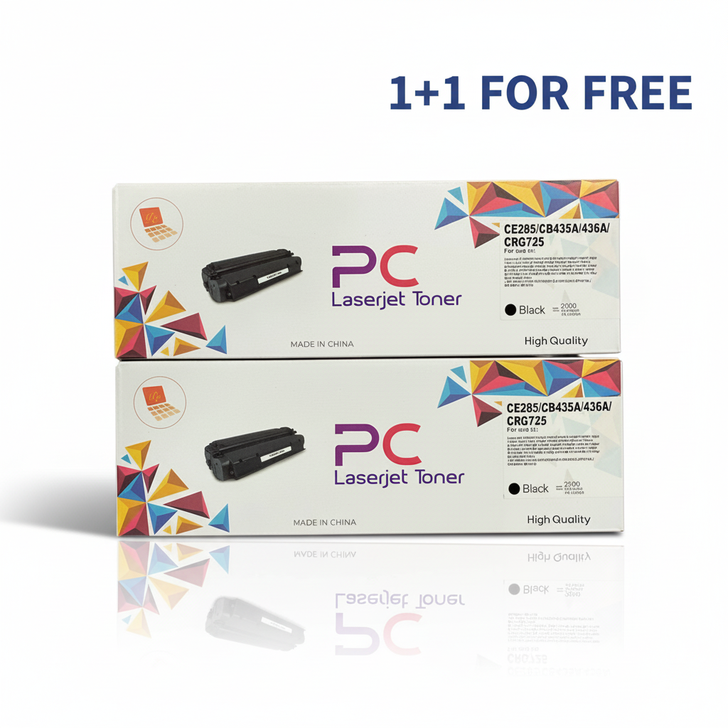 PC CE285A 85A BLACK printers HP LASERJET حبر ليزر + حبر اضافي مجاناً