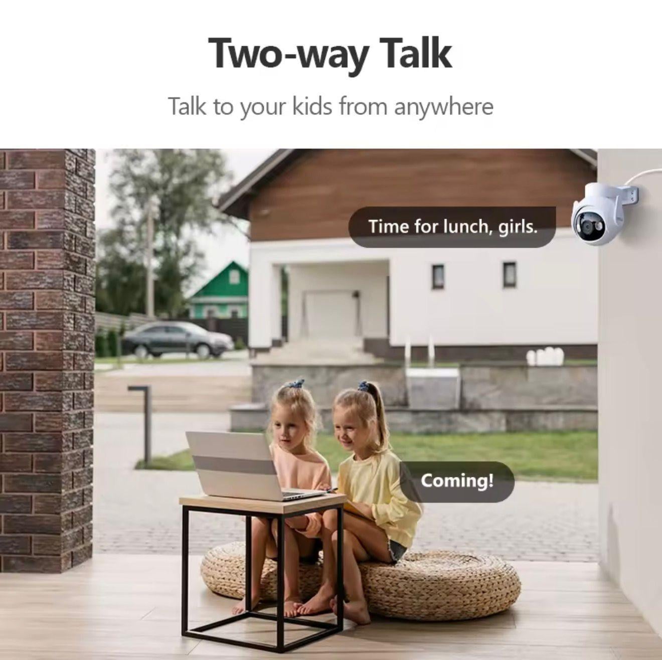 Cruiser2 كاميرا مراقبة خارجية WiFi بدقة 5MP وخاصية تحريك360درجة