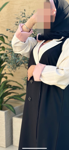 عباية رسمية باكمام مقلمه