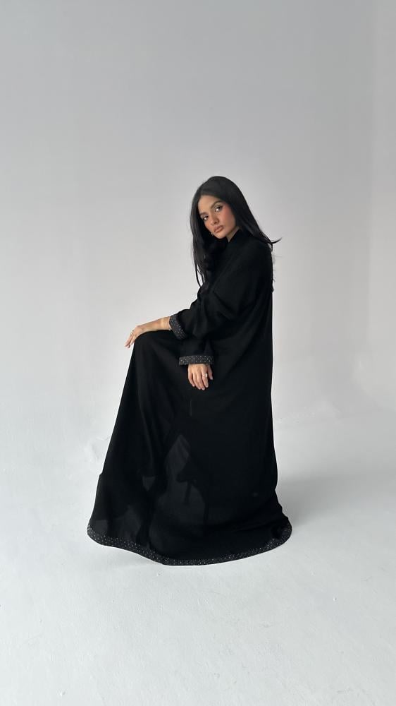 عباية كريب اسود