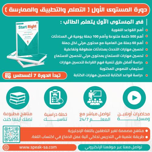 دورة المستوى الأول (التعلم والتطبيق والممارسة)