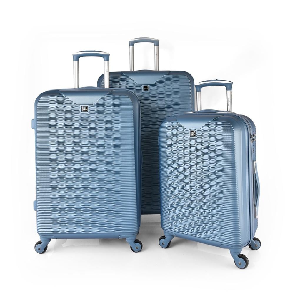 Travel bags 3Pcs Luggage Set ABS Hard Trolley from Track 3P