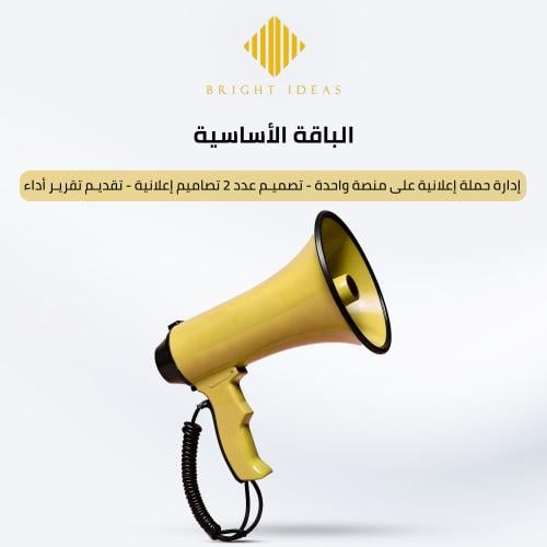 إدارة الحملات الإعلانية (الباقة الأساسية – مدة شهر...