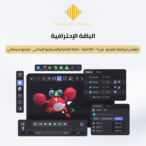 الموشن جرافيك – الباقة الاحترافية