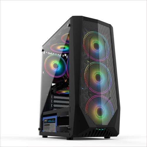 كيس بي سي ZHANSHEN RGB mid tower / 4 fans