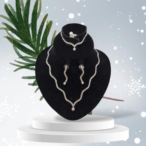 طقم قيراط شكل خفيف جموعة مجوهرات عصرية / سلسلة للر...