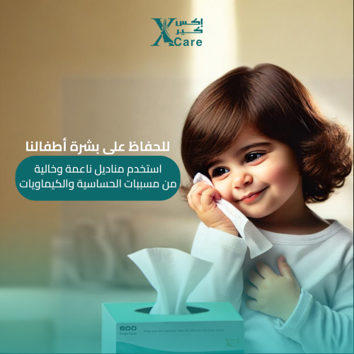 مناديل اكس كير 600 مفرد - 40 عبوة ناعمة - 24,000 م...