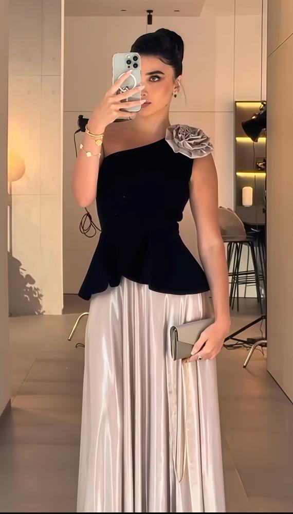 فستان سهره جوخ بدون اكمام