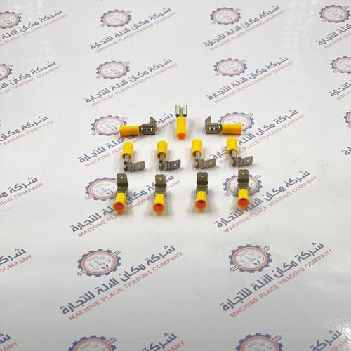 كلبس ذكر معكوف اصفر 6.2ملي 608
