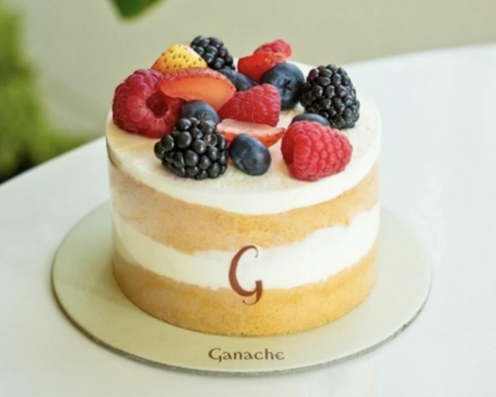 كيكة جاناش توت - Berry Ganach Cake