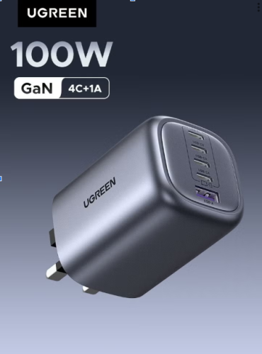 UGREEN Nexode 100W 4-Port PD GaN Fast Charger UK