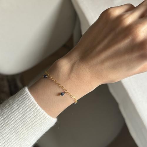 Drop gemstone bracelet
