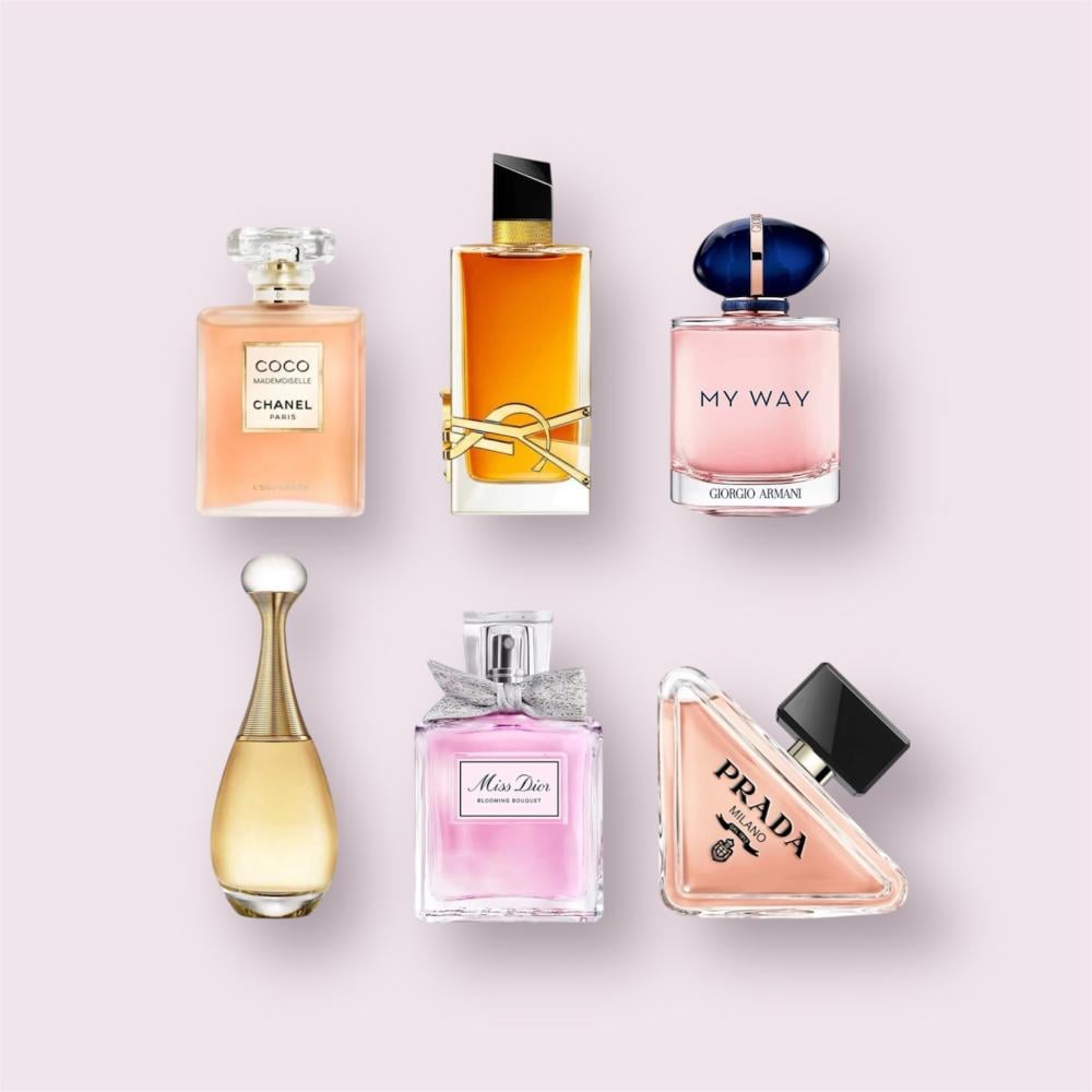 6 عطور الحجم الكبير